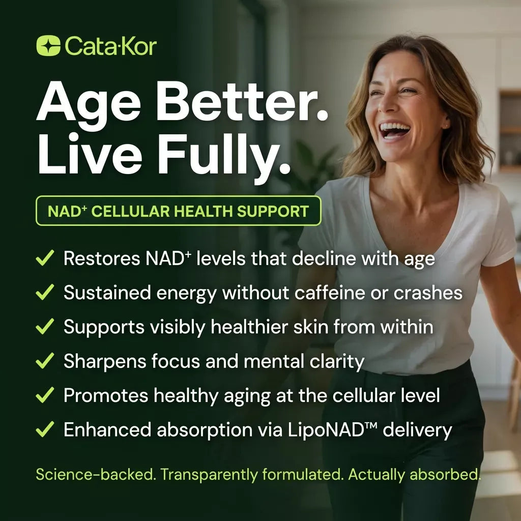 Cata-Kor NAD+ Advanced - NAD Supplement with Resveratrol